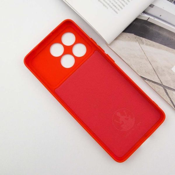Чохол TPU GETMAN Liquid Silk Full Camera для Xiaomi Poco X6 Pro Червоний / Red 397128 фото