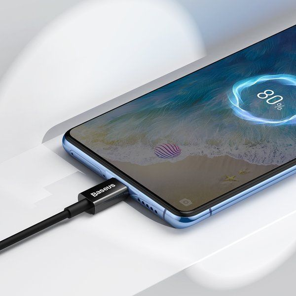 Кабель Baseus Superior Series Fast Charging Data USB кабель USB To Micro 2 A 2М (CAMYS-A01) Black 252356 фото