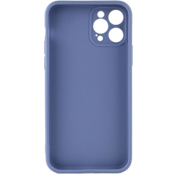 Силіконовий чохол Candy Full Camera для Apple iPhone 12 Pro (6.1") Блакитний / Mist blue 205947 фото