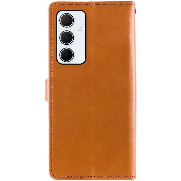 Шкіряний чохол книжка GETMAN Gallant (PU) для Samsung Galaxy S24 Коричневий 284398 фото