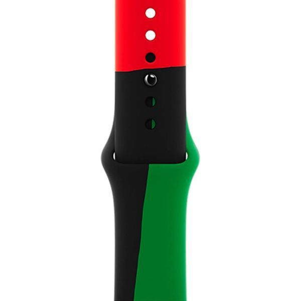Ремінець Apple Watch Sport Band 42/44 Black Unity (MJ4W3) 325202 фото