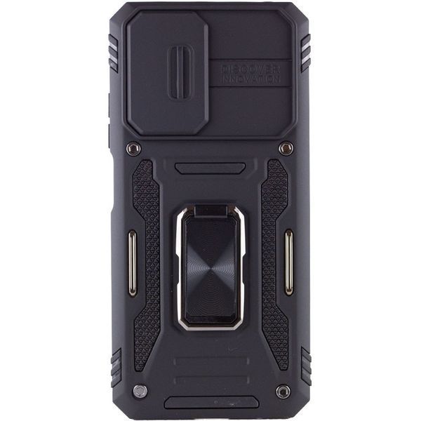 Ударостійкий чохол Camshield Army Ring для Xiaomi Redmi Note 11 (Global) / Note 11S / Note 12S Чорний / Black 256154 фото