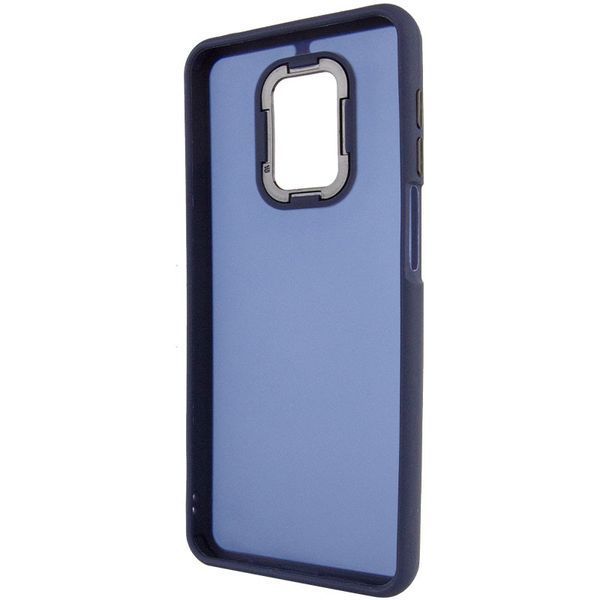 Чохол TPU+PC Lyon Frosted для Xiaomi Redmi Note 9s / Note 9 Pro / Note 9 Pro Max Navy Blue 273516 фото