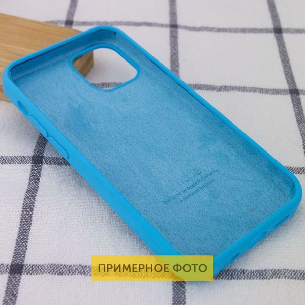 Чохол Silicone Case Full Protective (AA) для Apple iPhone 16 (6.1") Блакитний / Blue 319339 фото
