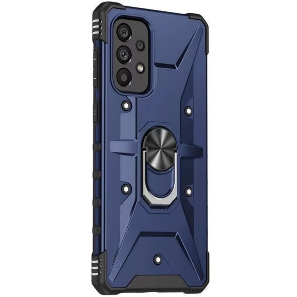 Ударостійкий чохол Pathfinder Ring для Samsung Galaxy A13 4G / A23 4G / M13 4G / M23 5G / A04s Синій / Navy 259271 фото