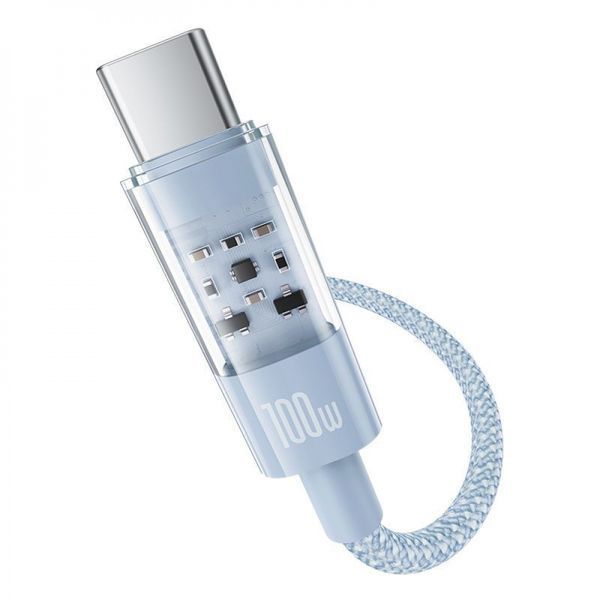 Кабель Baseus Gem Fast-Charging Type-C To Type-C 100W 2m (P10373000211-01) White 326646 фото