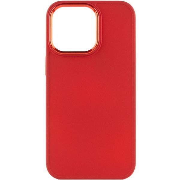 TPU чохол Bonbon Metal Style для Apple iPhone 14 Pro (6.1") Червоний / Red 257180 фото