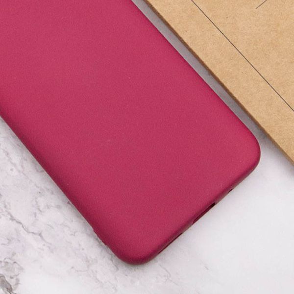 Чохол TPU GETMAN Liquid Silk Full Camera для Xiaomi Redmi Note 9 / Redmi 10X Бордовий / Marsala 323833 фото