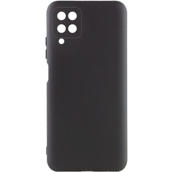 Чехол Silicone Cover Lakshmi Full Camera (A) для Samsung Galaxy A12 / M12 Черный / Black 248655 фото