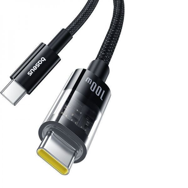 Кабель Baseus Gem Fast-Charging Type-C To Type-C 100W 2m (P10373000211-01) White 326646 фото