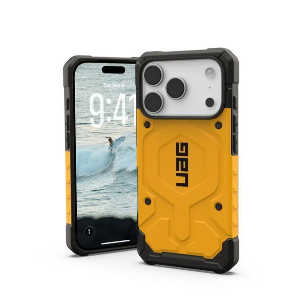 Чохол-накладка iPhone 17 Pro UAG Pathfinder MagSafe, Heritage Yellow (114548118282) 393866 фото