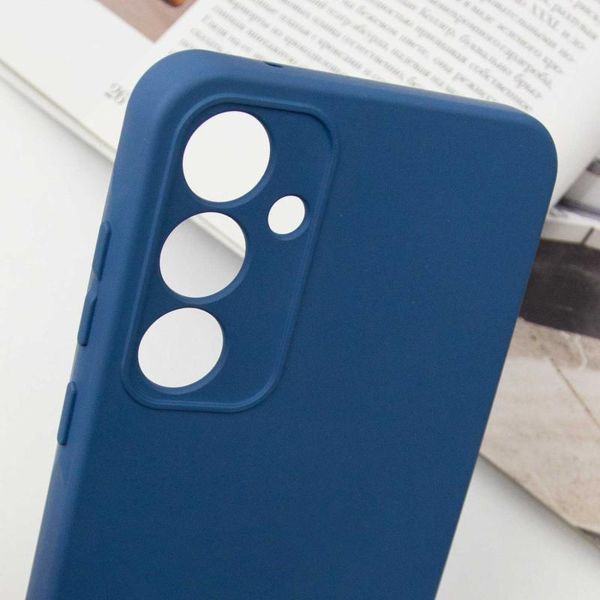 Чохол TPU GETMAN Liquid Silk Full Camera для Samsung Galaxy S24+ Синій / Navy Blue 397599 фото