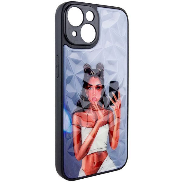TPU+PC чохол Prisma Ladies для Apple iPhone 14 (6.1") Black in White 262535 фото