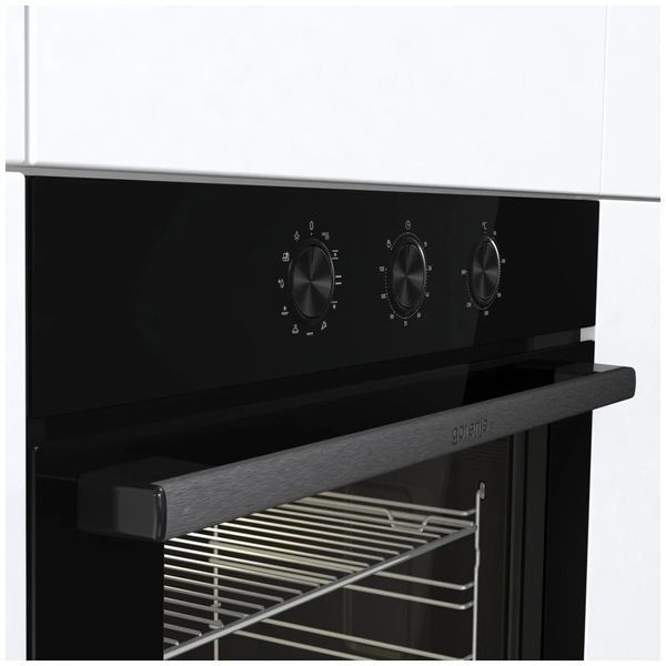 Духова шафа Gorenje електрична, 77л, A+, пара, дисплей, чорний (BOS6737E13FBG) 363065 фото