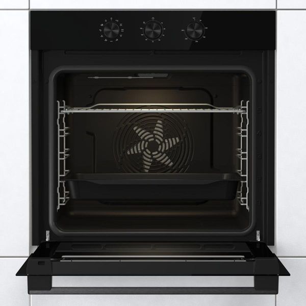 Духова шафа Gorenje електрична, 77л, A+, пара, дисплей, чорний (BOS6737E13FBG) 363065 фото