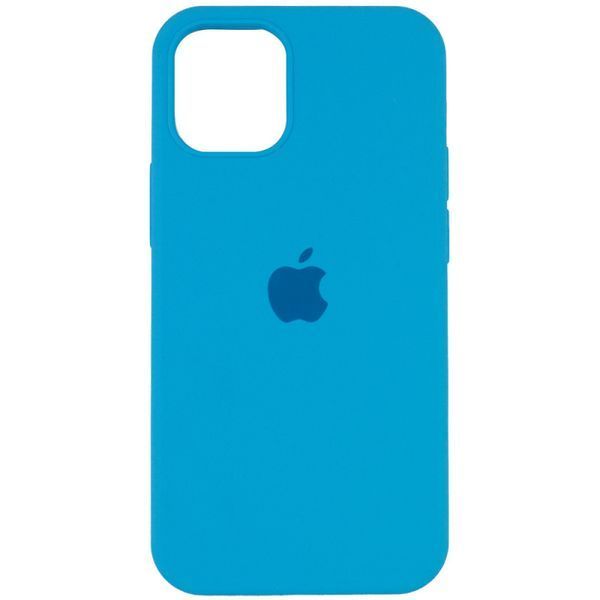 Чохол Silicone Case Full Protective (AA) для Apple iPhone 16 (6.1") Блакитний / Blue 319339 фото