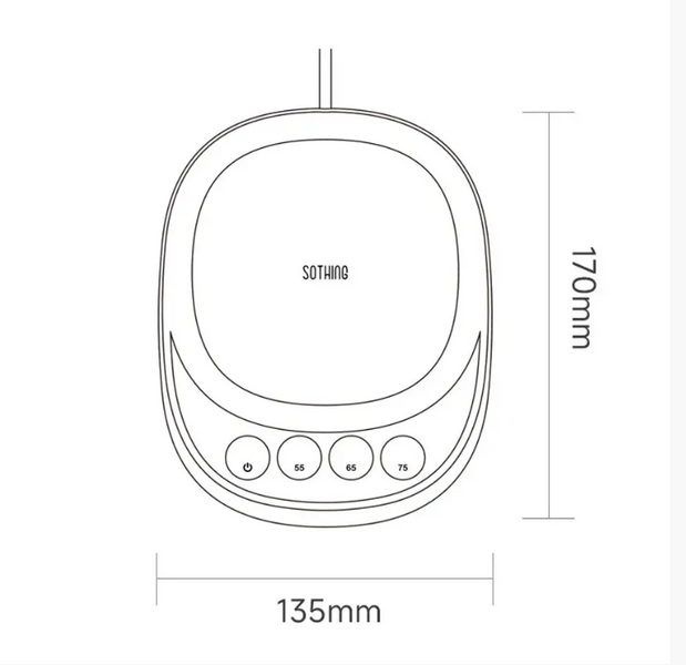 Підставка для підігріву чашок Xiaomi Sothing Dual Power (DSHJ-S-2206A) 295979 фото
