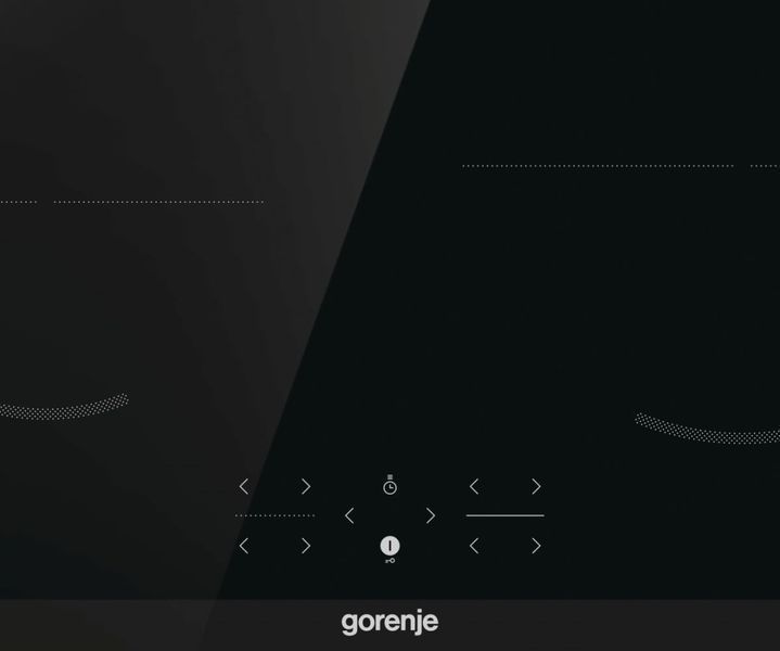 Варильна поверхня Gorenje індукційна, 60см, Bridge, TouchControl, чорний (GI6421BC) 368034 фото
