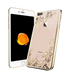 Чохол-накладка iPhone 7 Kingxbar PC-Crystal elements Hearts transparent Gold 71078 фото 1