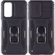 Ударостійкий чохол Camshield Army Ring для Xiaomi Redmi Note 11 (Global) / Note 11S / Note 12S Чорний / Black 256154 фото 1