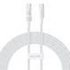 Кабель Baseus Gem Fast-Charging Type-C To Type-C 100W 2m (P10373000211-01) White 326646 фото 1