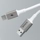 Кабель Proove Flex Metal Type-C to Type-C 60w (1m) (CCFM60002202) White 283056 фото 6