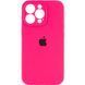 Чохол Silicone Case Full Camera Protective (AA) для Apple iPhone 15 Pro (6.1") Рожевий / Barbie pink 280222 фото 1