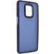 Чохол TPU+PC Lyon Frosted для Xiaomi Redmi Note 9s / Note 9 Pro / Note 9 Pro Max Navy Blue 273516 фото 2