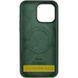 Чохол Silicone Case (AA) Logo with MagSafe для Apple iPhone 17 (6.3") Зелений / Cyprus Green 392997 фото 3