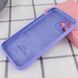 Чохол Silicone Case Full Camera Protective (AA) для Apple iPhone 12 Pro Max (6.7") Бузковий / Dasheen 217213 фото 2