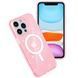 Чохол TPU Galaxy Sparkle (MagFit) для Apple iPhone 12 Pro / 12 (6.1") Pink+Glitter 277362 фото 3