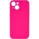Чехол Silicone Case Full Camera Protective (AA) NO LOGO для Apple iPhone 13 (6.1") Розовый / Barbie pink 288676 фото 1