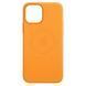 Чохол-накладка Apple iPhone 12 Pro Max Leather Case with MagSafe - (MHKH3) California Poppy 282571 фото 3