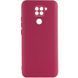 Чохол TPU GETMAN Liquid Silk Full Camera для Xiaomi Redmi Note 9 / Redmi 10X Бордовий / Marsala 323833 фото 1