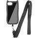 Чохол TPU GETMAN Cat with straps для Apple iPhone 16e (6.1") Black 359092 фото 1