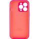 Чохол Silicone Case Full Camera Protective (AA) для Apple iPhone 15 Pro (6.1") Рожевий / Barbie pink 280222 фото 2