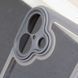 TPU чохол Transparent + Colour 1,5mm для Apple iPhone 16 (6.1") Grey 346577 фото 5