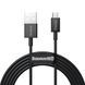 Кабель Baseus Superior Series Fast Charging Data USB кабель USB To Micro 2 A 2М (CAMYS-A01) Black 252356 фото 9