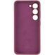 Чохол Silicone Cover Lakshmi Full Camera (AAA) для Samsung Galaxy S24+ Бордовий / Plum 286906 фото 3