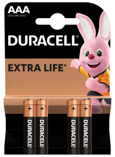 Батарейка DURACELL LR03 MN2400 1x4 шт. 306255 фото
