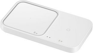 Зарядний пристрій бездротовий Samsung Duo 15Вт, білий (EP-P5400BWEGEU) 366453 фото