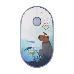 Миша 2E MF300 CAPYBARA:SWIM Silent WL BT, синій (2E-MF300WCAPIBARABL) 373973 фото