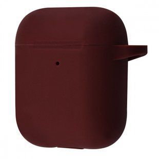 Чохол Silicone Case New for AirPods 1/2 bordo 331509 фото