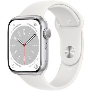 Смарт-годинник Apple Watch Series 8 GPS 45mm Silver Aluminum Case With White Sport Band MP6N3 255460 фото