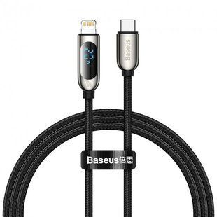 Кабель Baseus Display Type-C to Lightning 20W(CATLSK-01) 1m Black 245855 фото