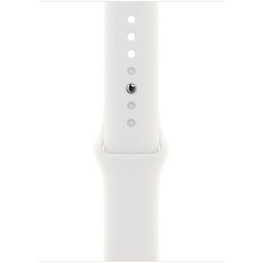 Смарт-годинник Apple Watch Series 8 GPS 45mm Silver Aluminum Case With White Sport Band MP6N3 255460 фото