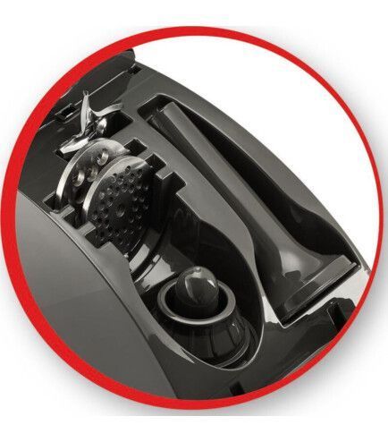 М'ясорубка Tefal HV8 Successor, 2200Вт, 4.5кг/хв, 3 решітки, насадка для ковбас, кеббе, 4 терки, пластик/метал, чорний (NE688837) 369975 фото