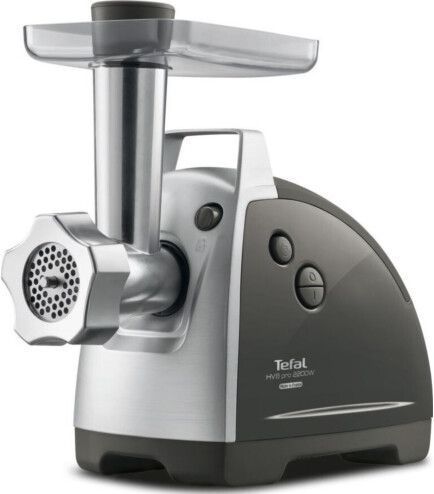 М'ясорубка Tefal HV8 Successor, 2200Вт, 4.5кг/хв, 3 решітки, насадка для ковбас, кеббе, 4 терки, пластик/метал, чорний (NE688837) 369975 фото