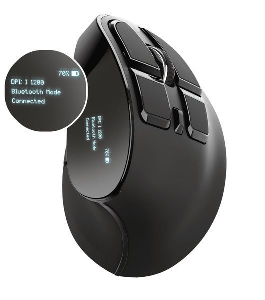 Миша Trust Voxx Rechargeable Ergonomic, WL, чорний (23731_TRUST) 363711 фото