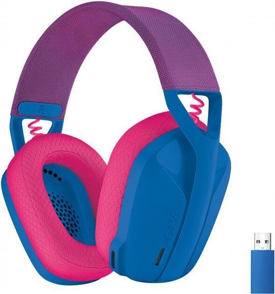 гарнітура LOGITECH G435 LIGHTSPEED Wireless Gaming - BLUE (981-001062) 306597 фото